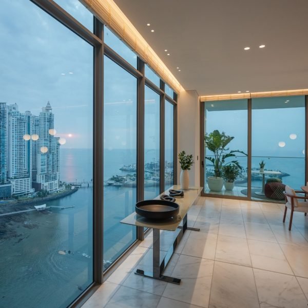 Proyecto en Paitilla con vistas panorámicas al mar y acabados de lujo, ofreciendo un estilo de vida exclusivo. NL REALTY & LEGAL SERVICES, Panamá. Real State.